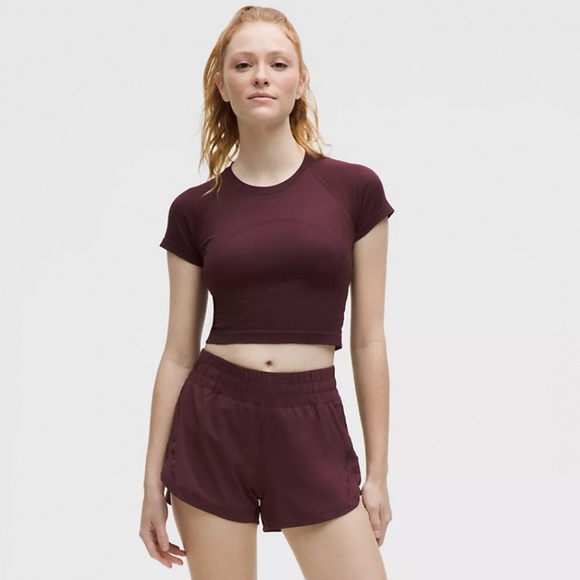 Men’s Lululemon T.H.E. Shorts Burgundy|  Athletic Training Shorts Small - Picture 1 of 7